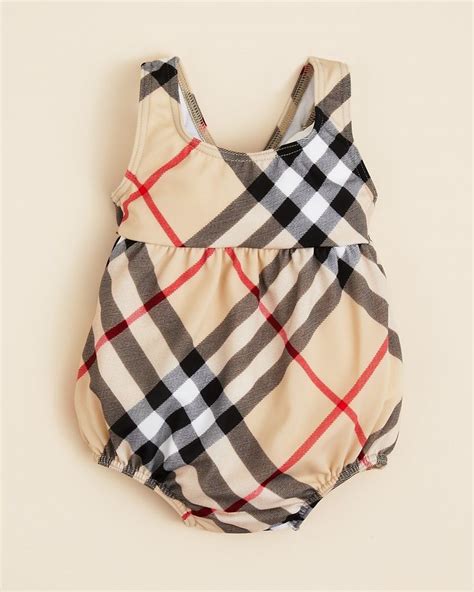 burberry infant swimsuit|baby girl Burberry bathing suit.